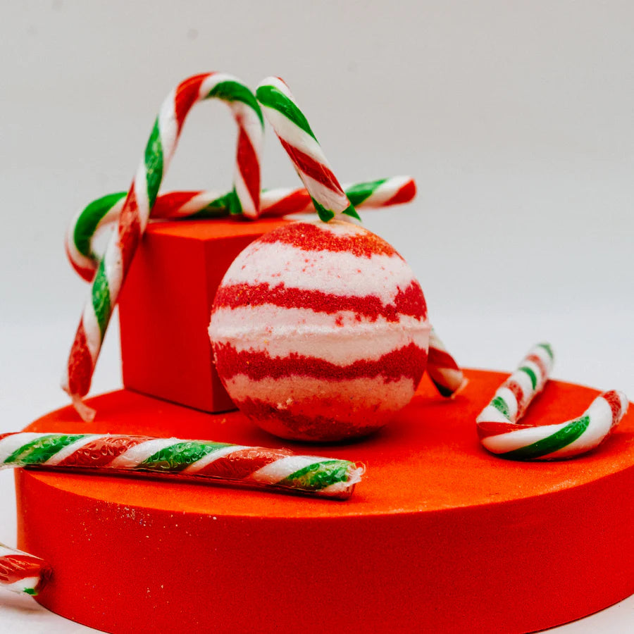 Cranberry & Peppermint Bath Bomb