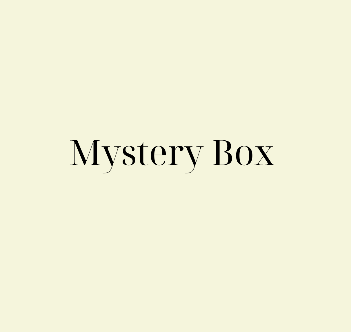 Mystery Box