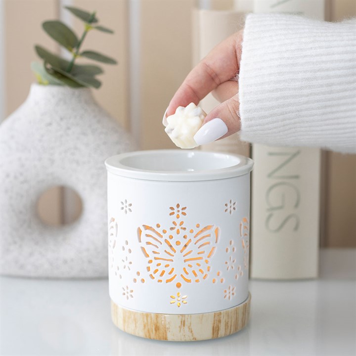 Matte Ceramic Butterfly Burner