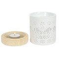 Matte Ceramic Butterfly Burner